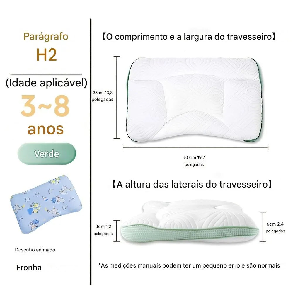 Travesseiro Ergonômico Infantil Ortoluxxe