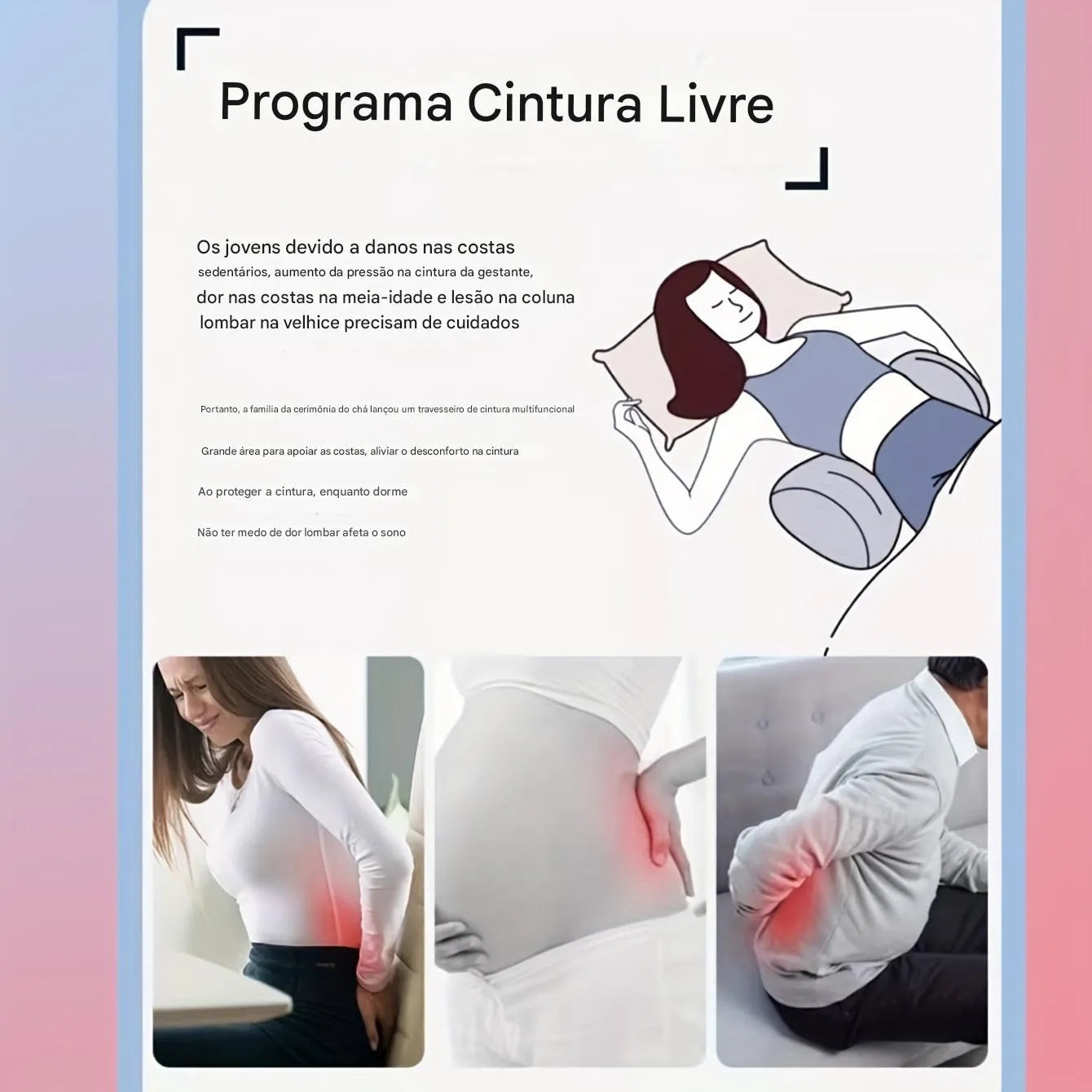 Travesseiro Ergonômico com Suporte para Pescoço, Costas e Conforto Ortoluxxe