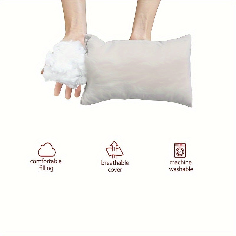 Kit 2 Mini Travesseiros Cinza Ortoluxxe