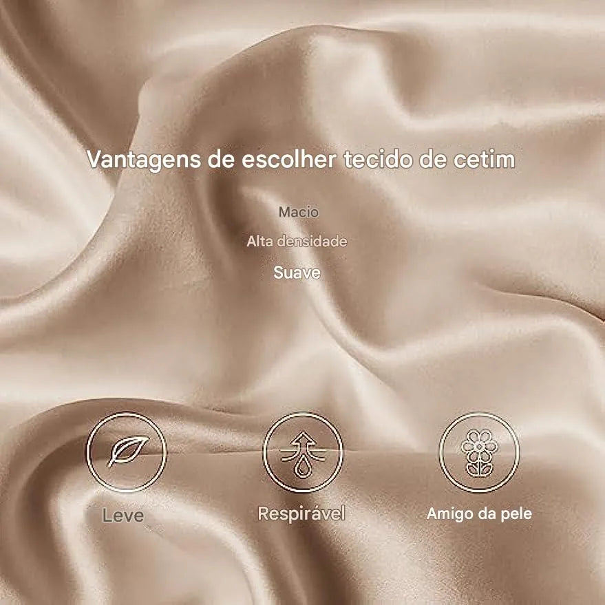 Kit 2 Fronhas de Poliéster para a Saúde do Cabelo e da Pele Ortoluxxe