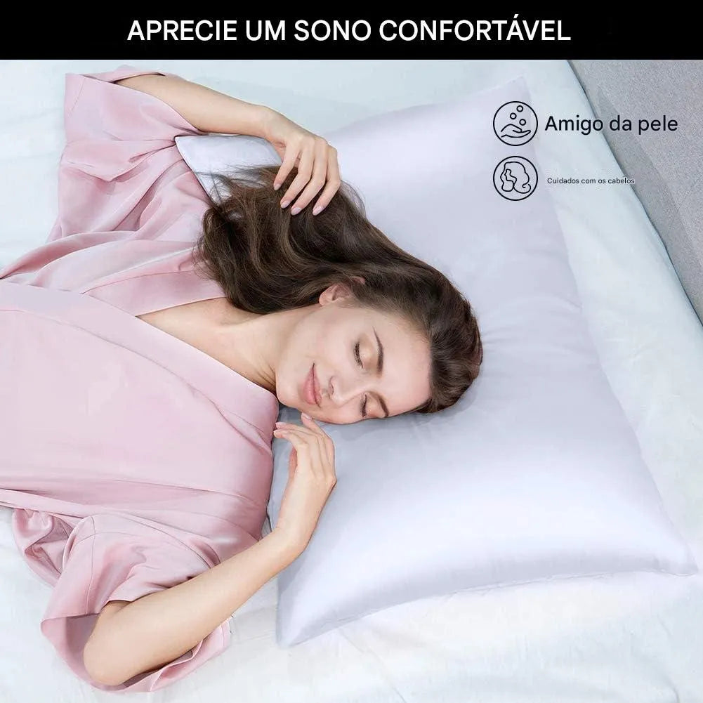 Kit 2 Fronhas de Poliéster para a Saúde do Cabelo e da Pele Ortoluxxe