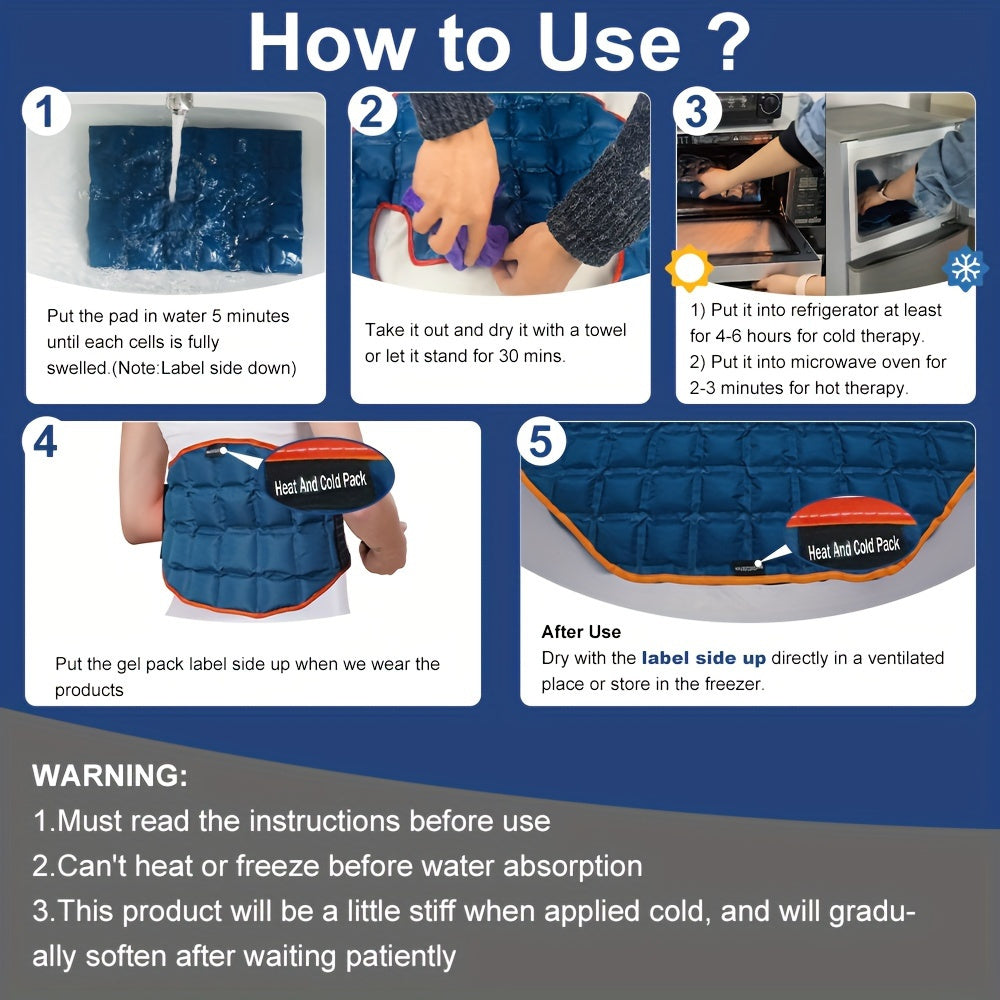 Bolsa de Gelo Versátil para Alívio da Dor Ortoluxxe