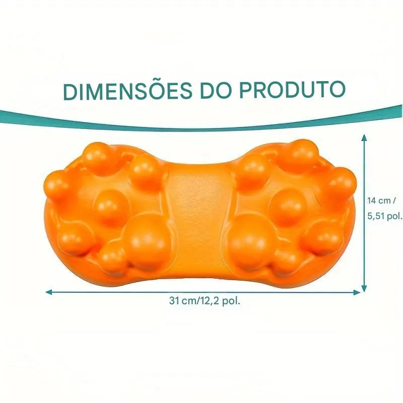 Rolo de Massagem para Alongamento do Piriforme e Alívio da Dor Ciática e Lombar Ortoluxxe