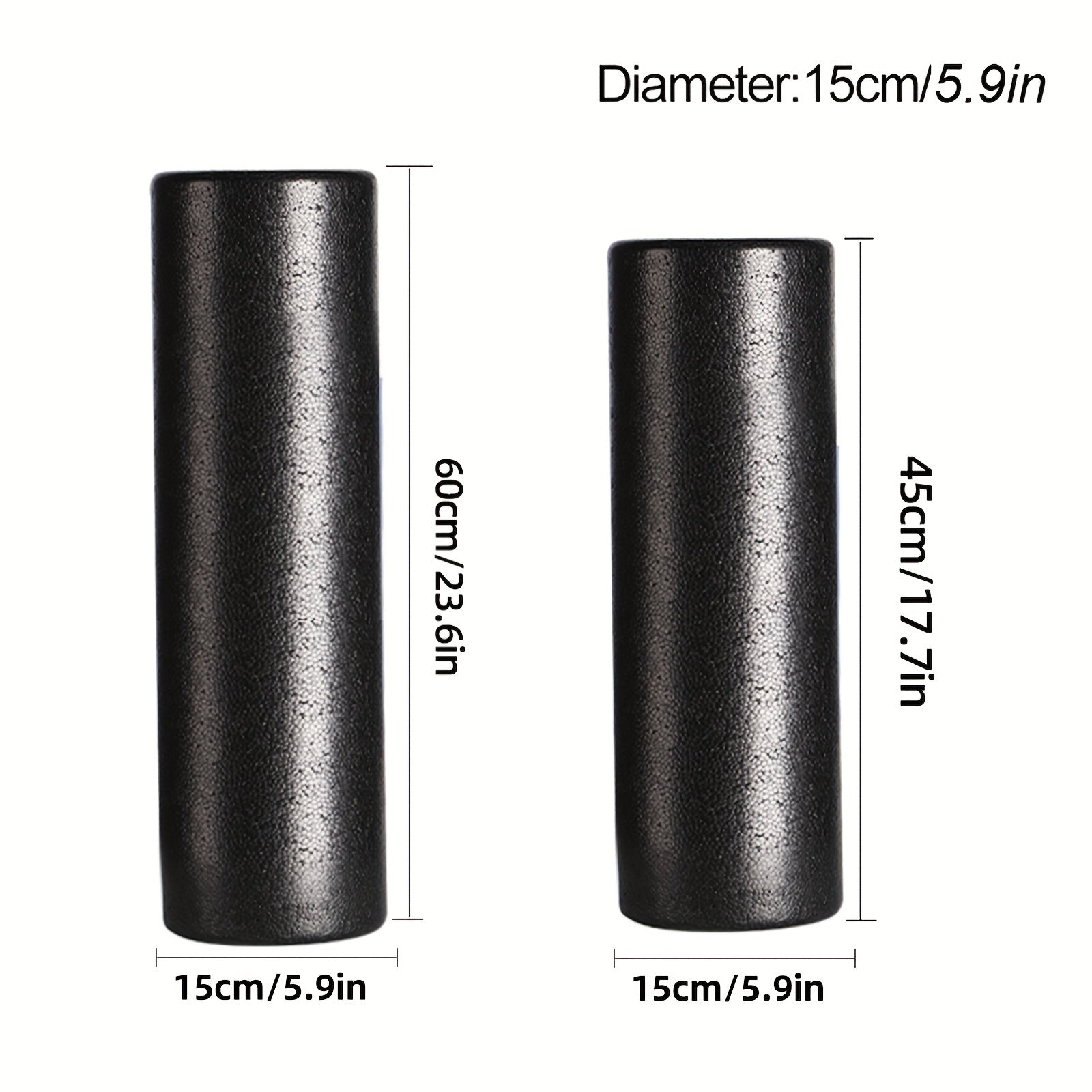 Rolo de Yoga em Espuma de Alta Densidade com Tecido Profundo Ortoluxxe