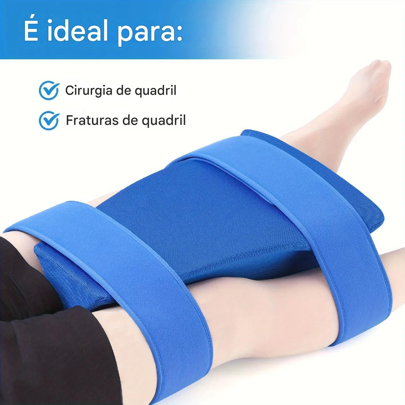 Almofada Ortopédica de Espuma de Memória para Abdução do Quadril Ortoluxxe