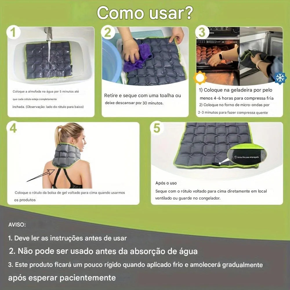 Bolsa de Gelo e Calor para Alívio Térmico do Pescoço Ortoluxxe
