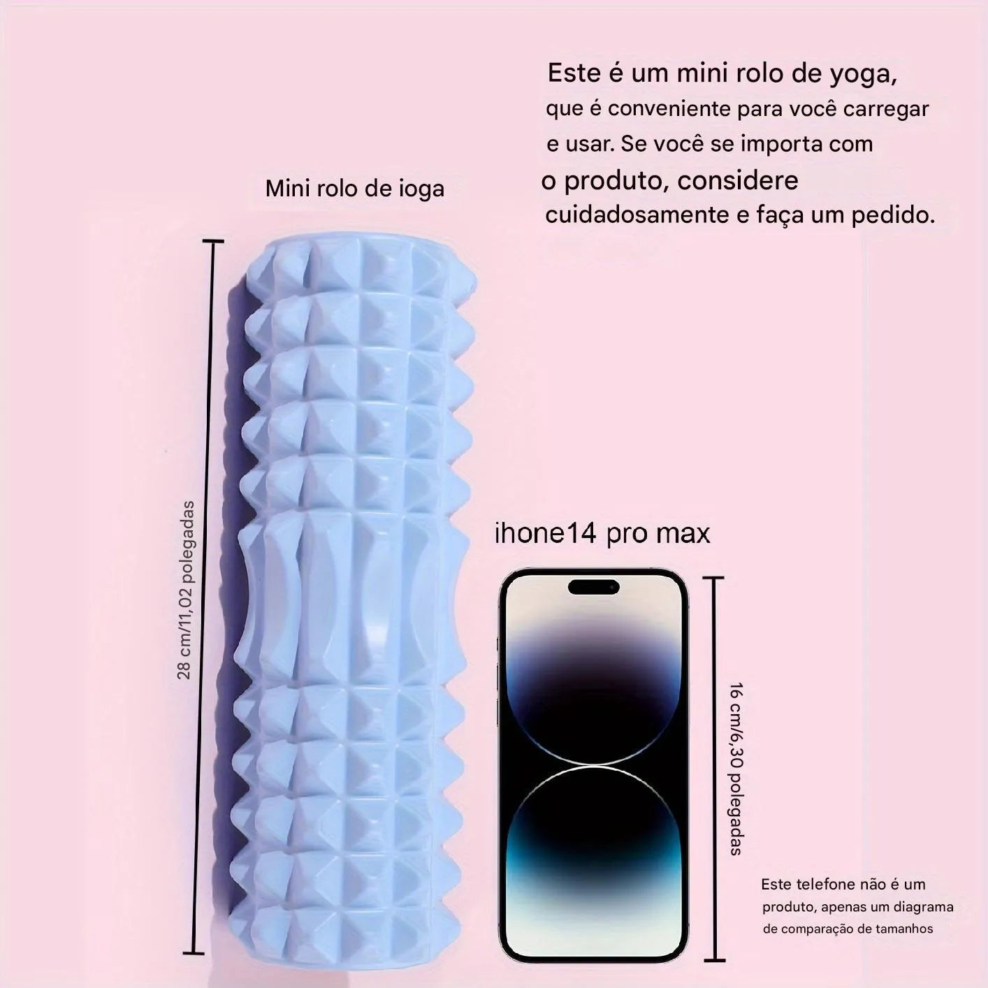 Rolo de Massagem EVA Ortoluxxe – Coluna de Massagem para Yoga