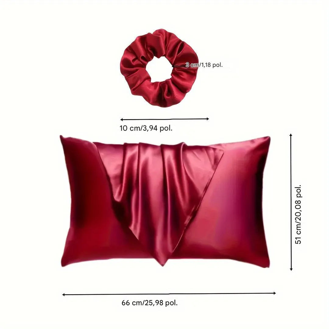 Conjunto Luxuoso de 3 Peças em Material Acetinado para Quarto e Banheiro Ortoluxxe