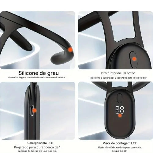 Massageador Portátil para Correção de Postura Ortoluxxe