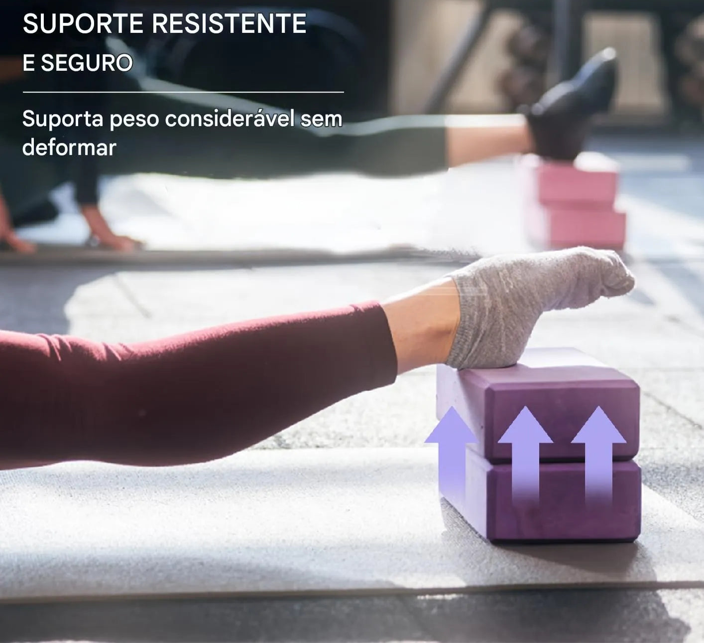 Kit 3 em 1 de Blocos de Yoga Ortoluxxe