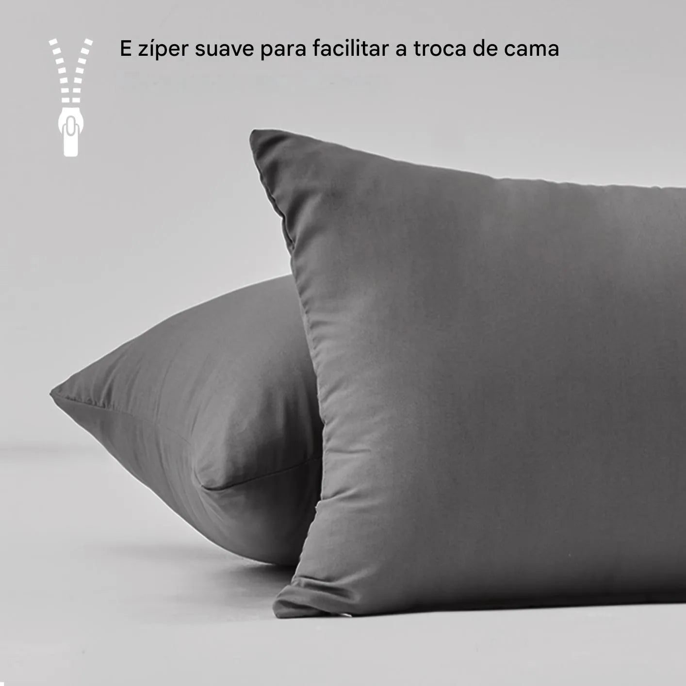 Kit 4 Pares de Fronhas de Microfibra Ortoluxxe