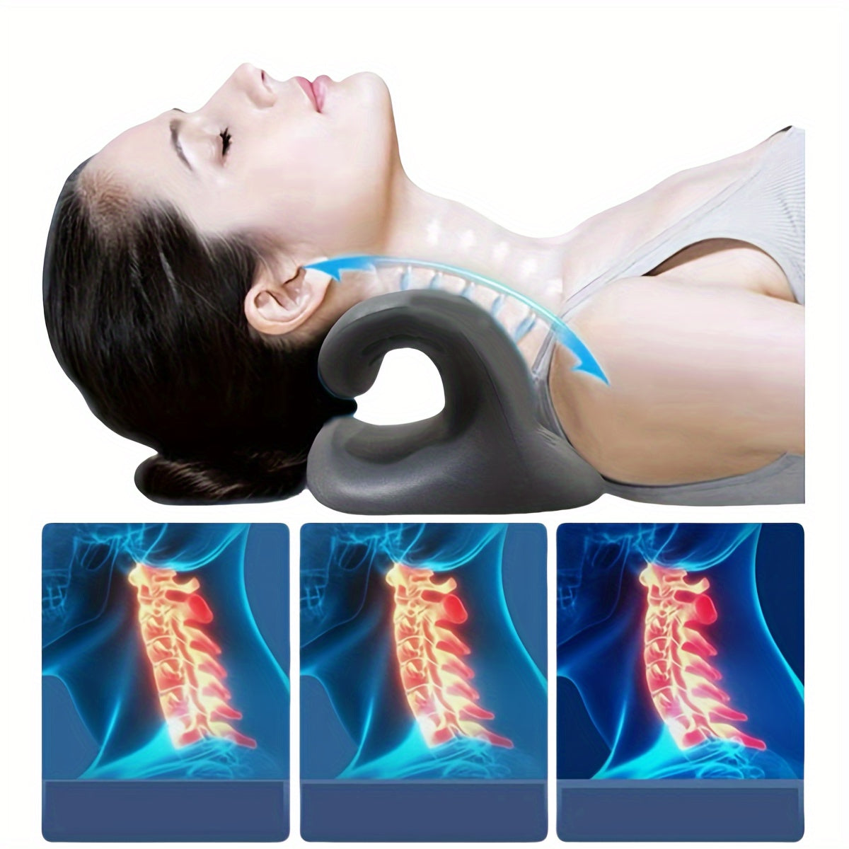 Travesseiro de Massagem para Coluna Cervical Ortoluxxe