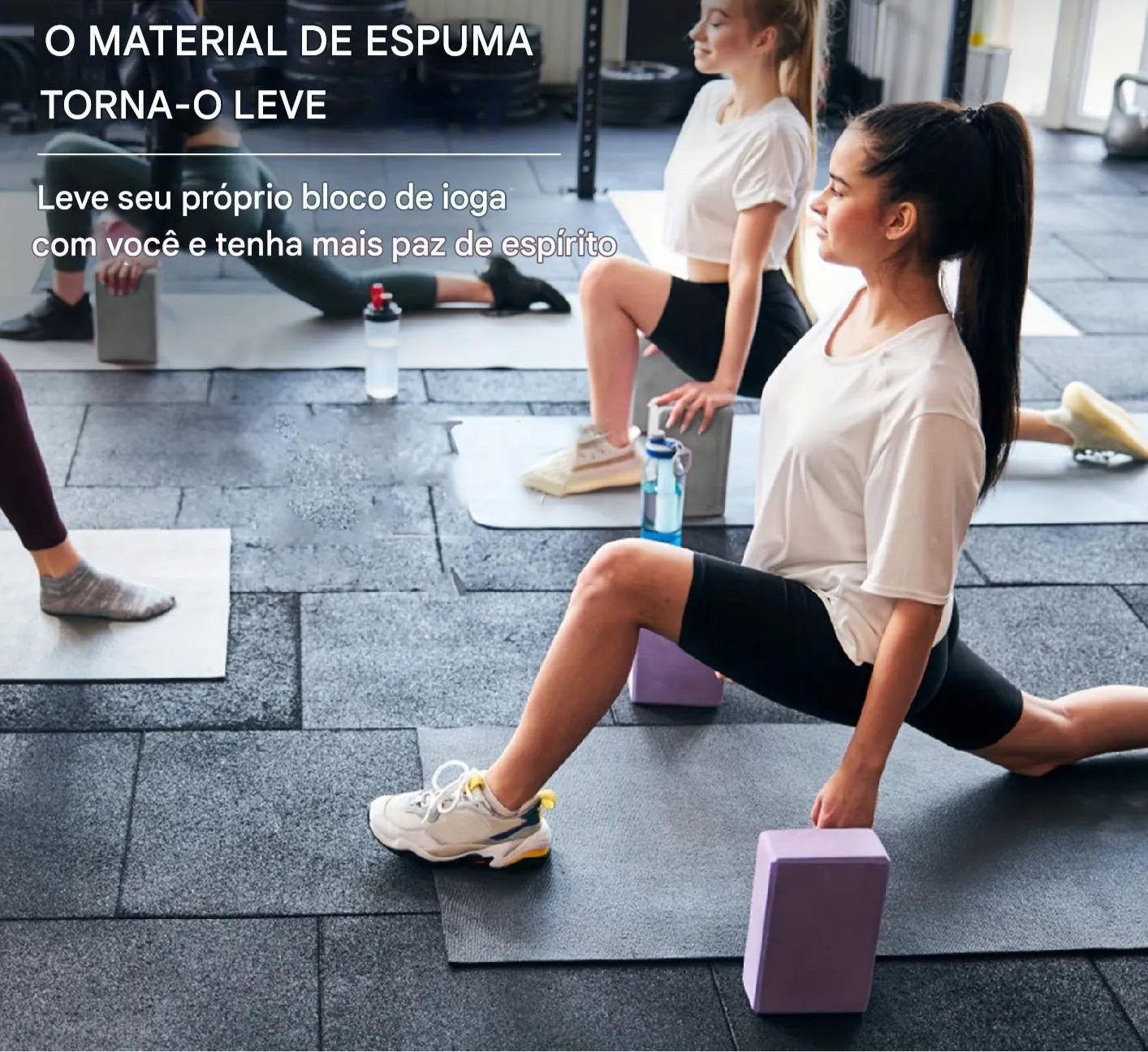 Kit 3 em 1 de Blocos de Yoga Ortoluxxe