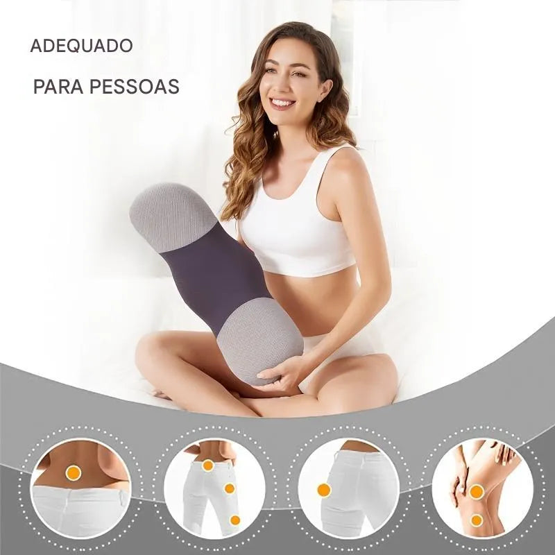 Almofada Ergonômica de Apoio Lombar em Espuma Viscoelástica Ortoluxxe