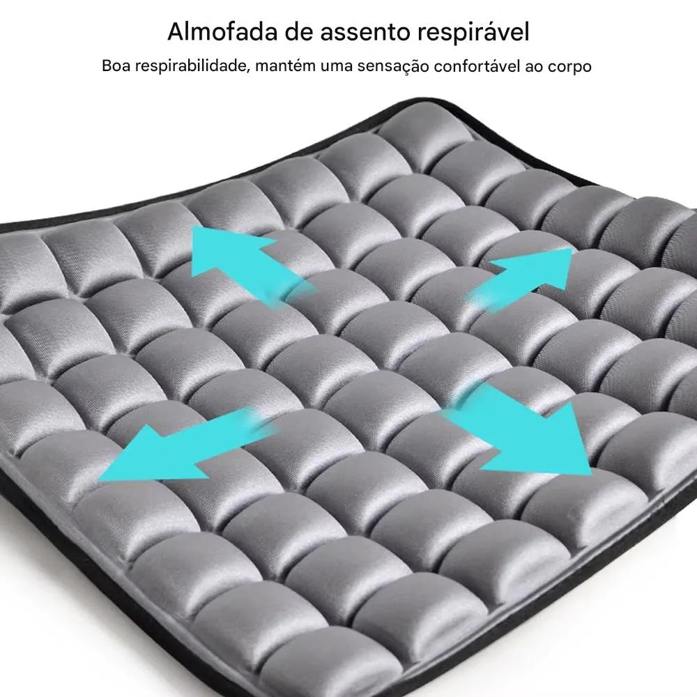Almofada 3D Respirável para Cadeira e Carro