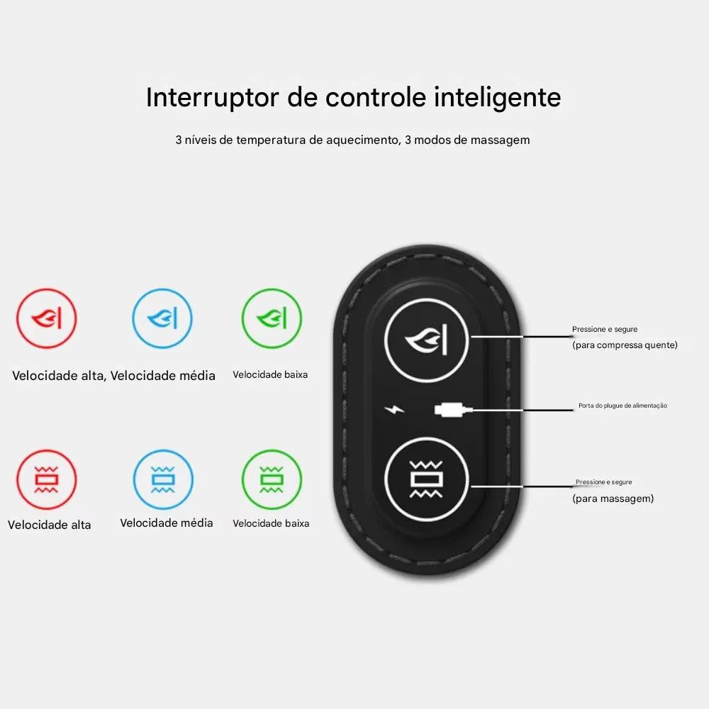 Almofada Lombar Elétrica com Vibração