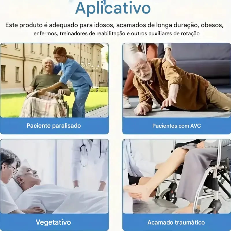 Almofada Ergonômica de Rotação para Pacientes Acamados e Prevenção de Atrofia Muscular