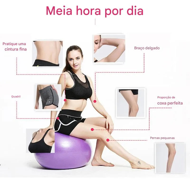Bola de Yoga e Fitness PVC Ortoluxxe