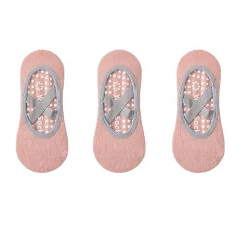 Meias Antiderrapantes Profissionais para Yoga e Pilates