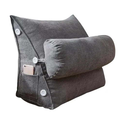 Almofada Triangular de Encosto – Suporte Lombar para Cama