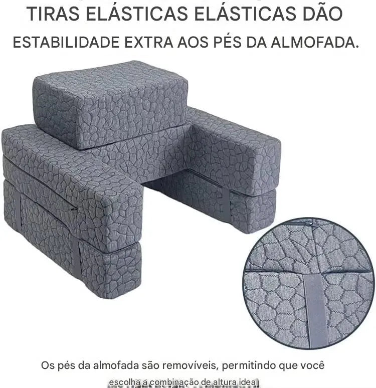 Almofada de Leitura para Colo com Apoio de Braços Memory Foam
