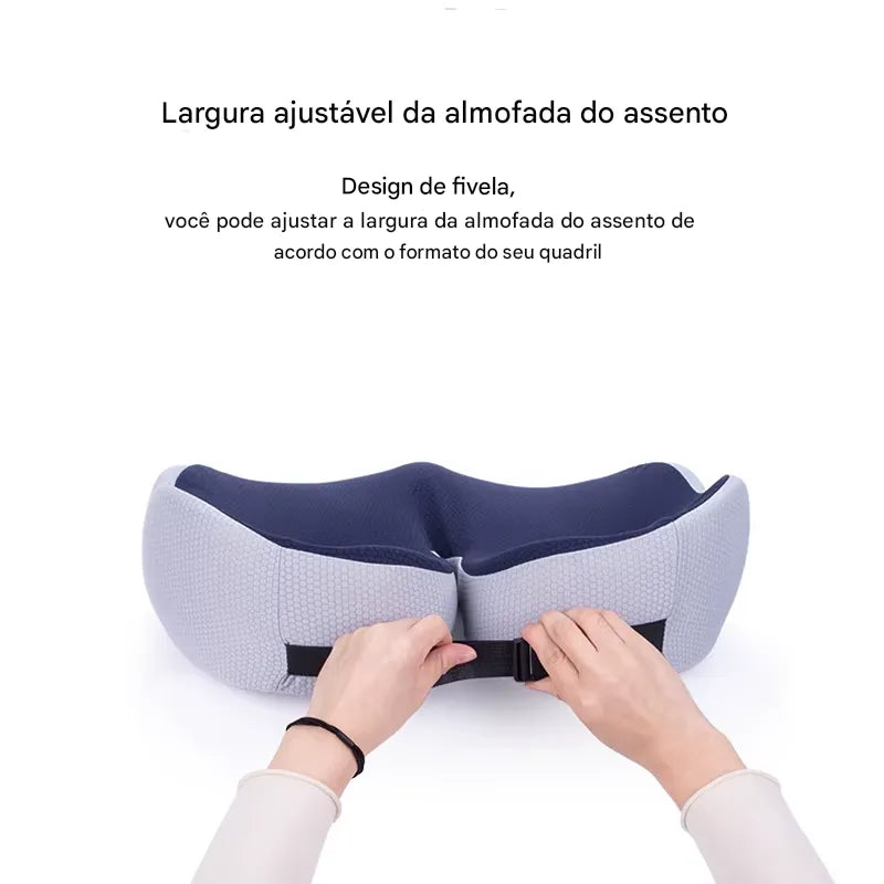 Assento Ortopédico Ajustável para Cadeiras Ortoluxxe