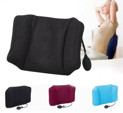 Almofada Lombar Inflável Portátil