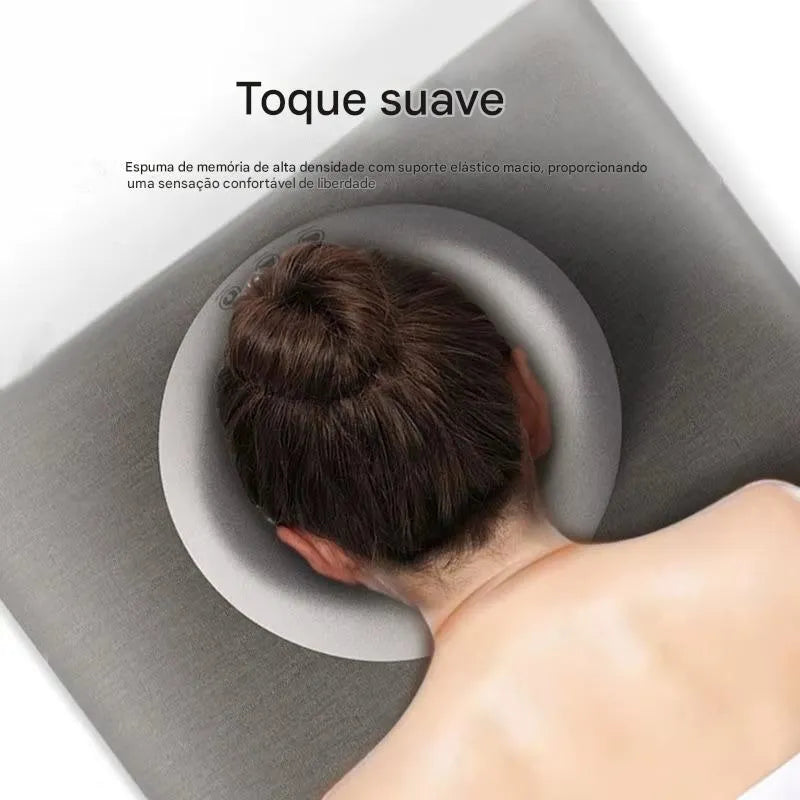 Almofada de apoio macio em formato U para SPA e salão de beleza