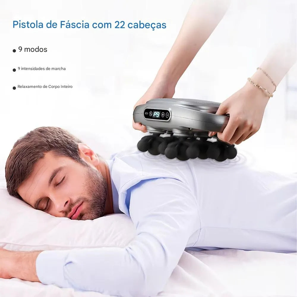 Massageador Muscular Profundo 22 Cabeças