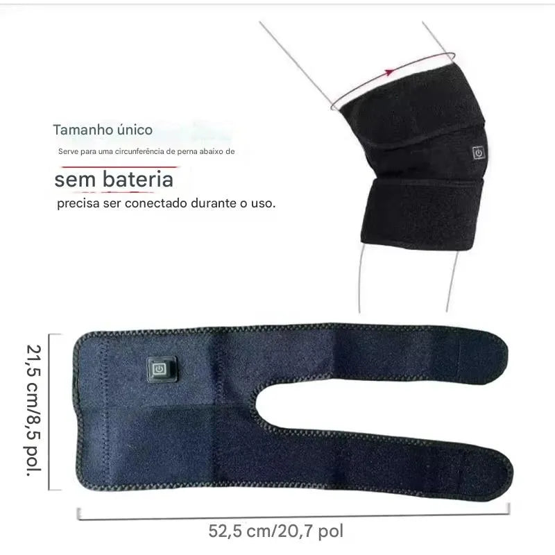 Cinta Massageadora Térmica para Joelhos