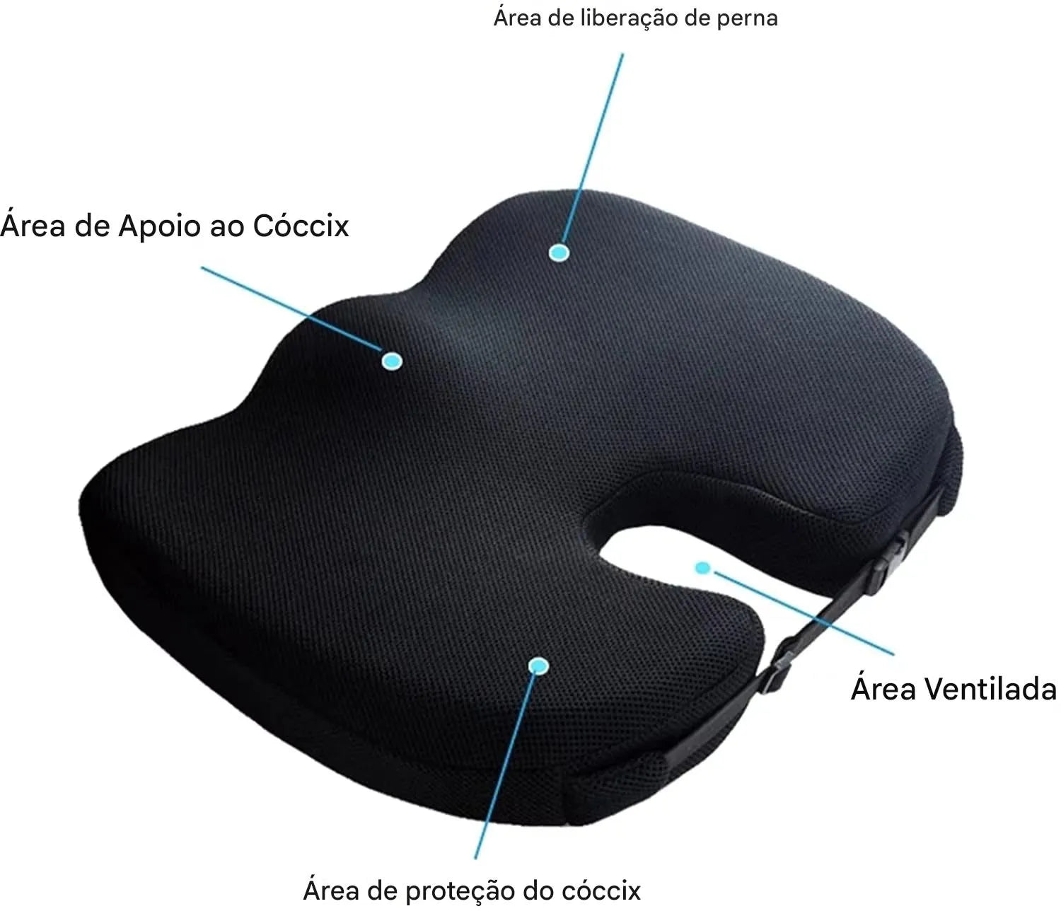 Almofada de Espuma com Memória e Gel Ortoluxxe