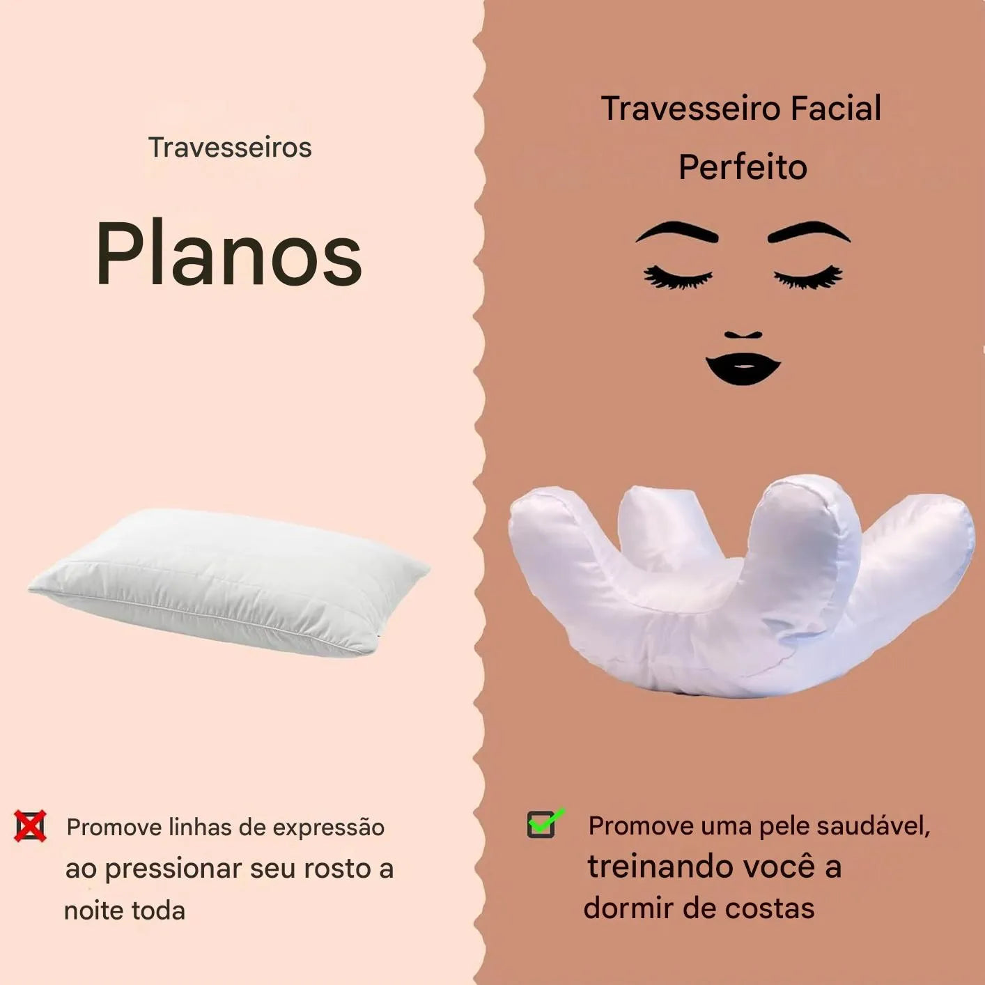 Travesseiro Anti Rugas Ortoluxxe