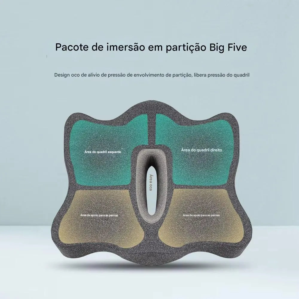 Assento em Espuma de Memória Antiderrapante Ortoluxxe