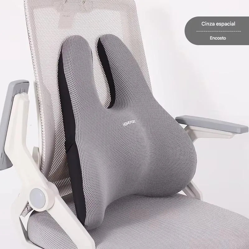 Almofada de Assento Memory Foam com Suporte Lombar