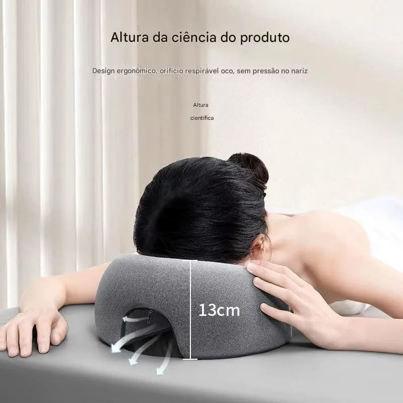 Kit Almofada Facial e apoio massagem SPA