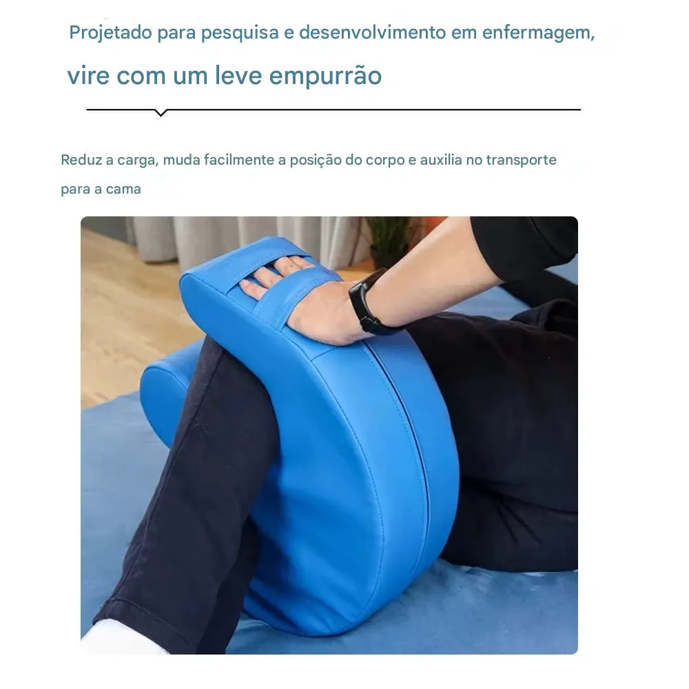 Almofada Ergonômica de Rotação para Pacientes Acamados e Prevenção de Atrofia Muscular