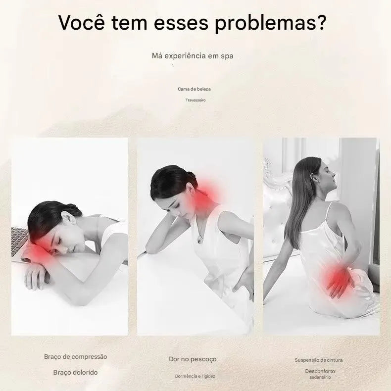 Kit Almofada Facial e apoio massagem SPA