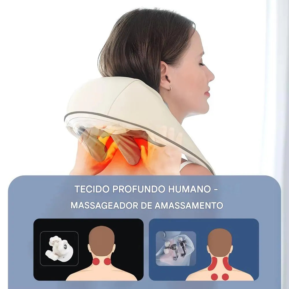 Massageador Cervical e Ombros Foreverlily