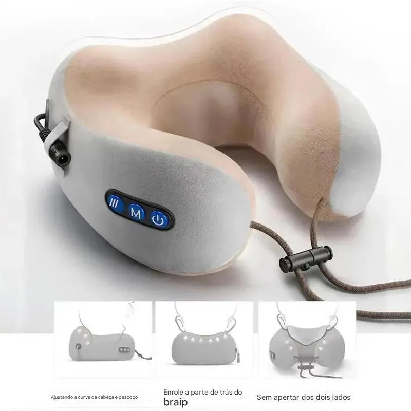 Almofada Massageadora para Pescoço em Formato de U Ortoluxxe