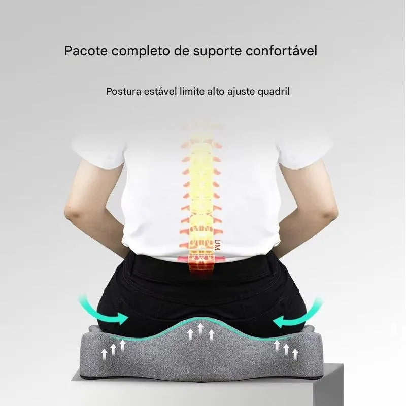 Assento em Espuma de Memória Antiderrapante Ortoluxxe