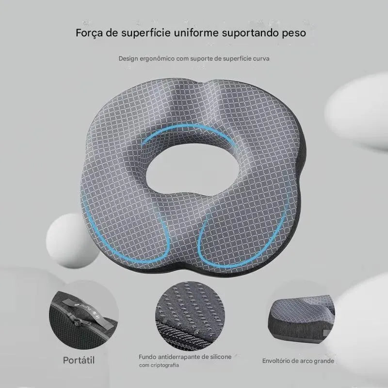 Almofada Ortopédica Alívio para Hemorroidas, Próstata e Cóccix