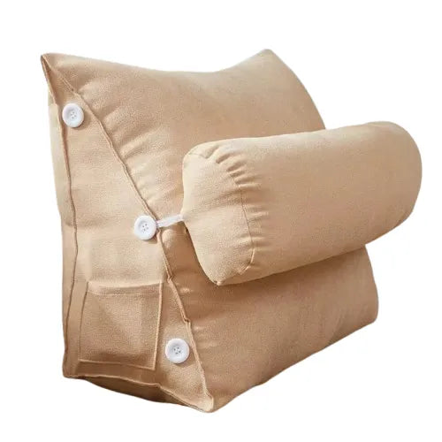 Almofada Triangular de Encosto – Suporte Lombar para Cama