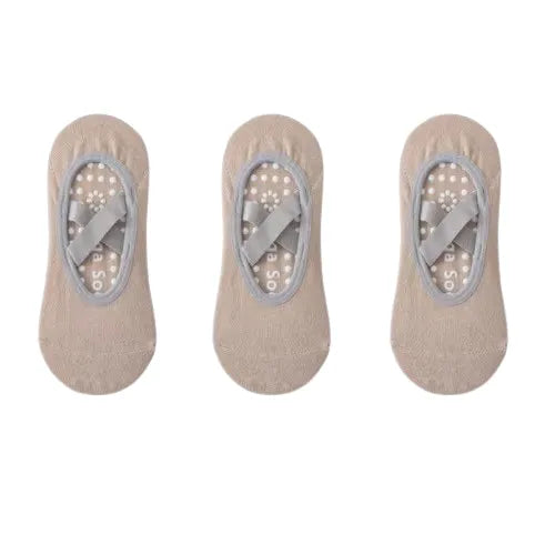 Meias Antiderrapantes Profissionais para Yoga e Pilates