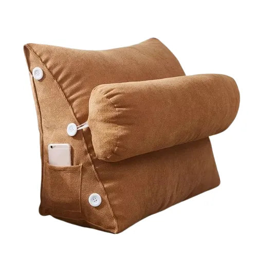 Almofada Triangular de Encosto – Suporte Lombar para Cama