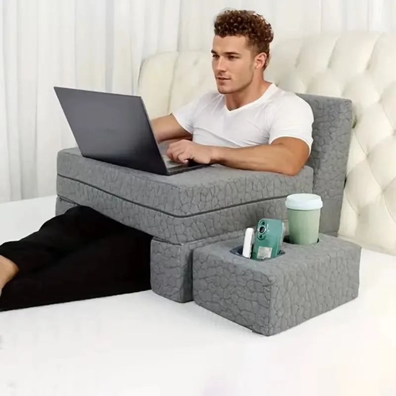 Almofada de Leitura para Colo com Apoio de Braços Memory Foam