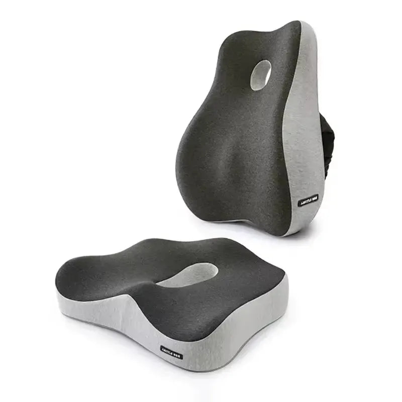 Almofada Ortopédica Memory Foam para Assento e Lombar