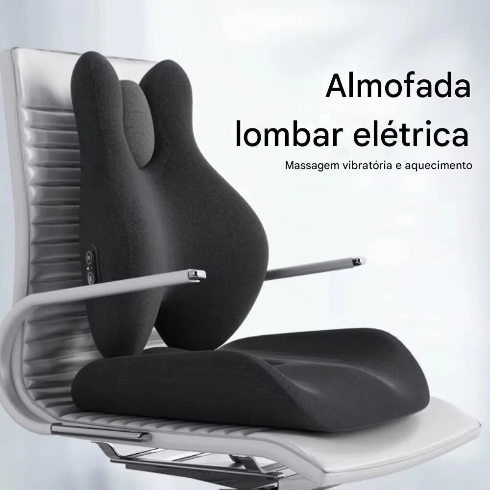 Almofada Lombar Elétrica com Vibração