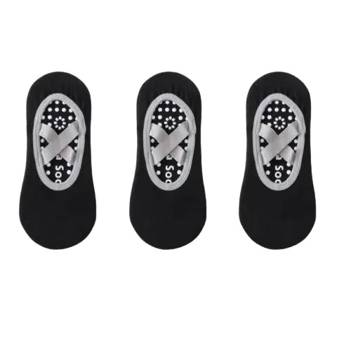 Meias Antiderrapantes Profissionais para Yoga e Pilates