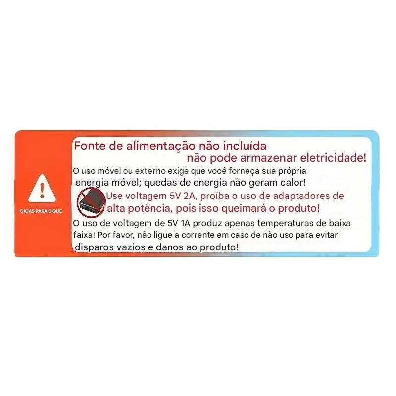 Aquecedor de Pés Elétrico Ortoluxxe