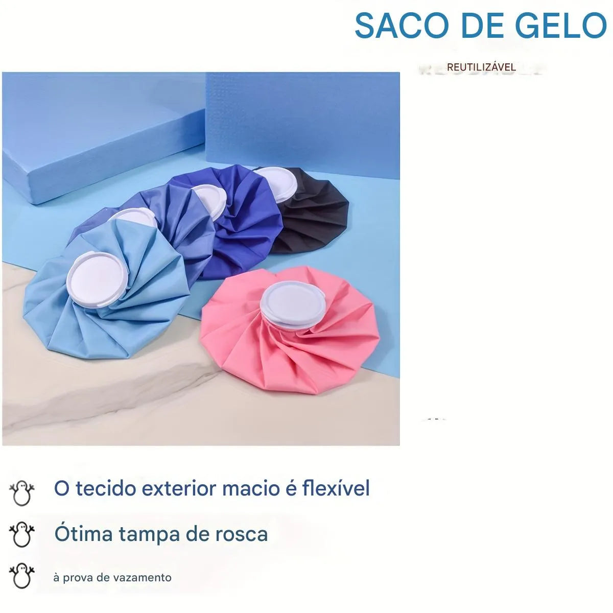 Bolsa de Gelo Reutilizável Multifuncional Ortoluxxe